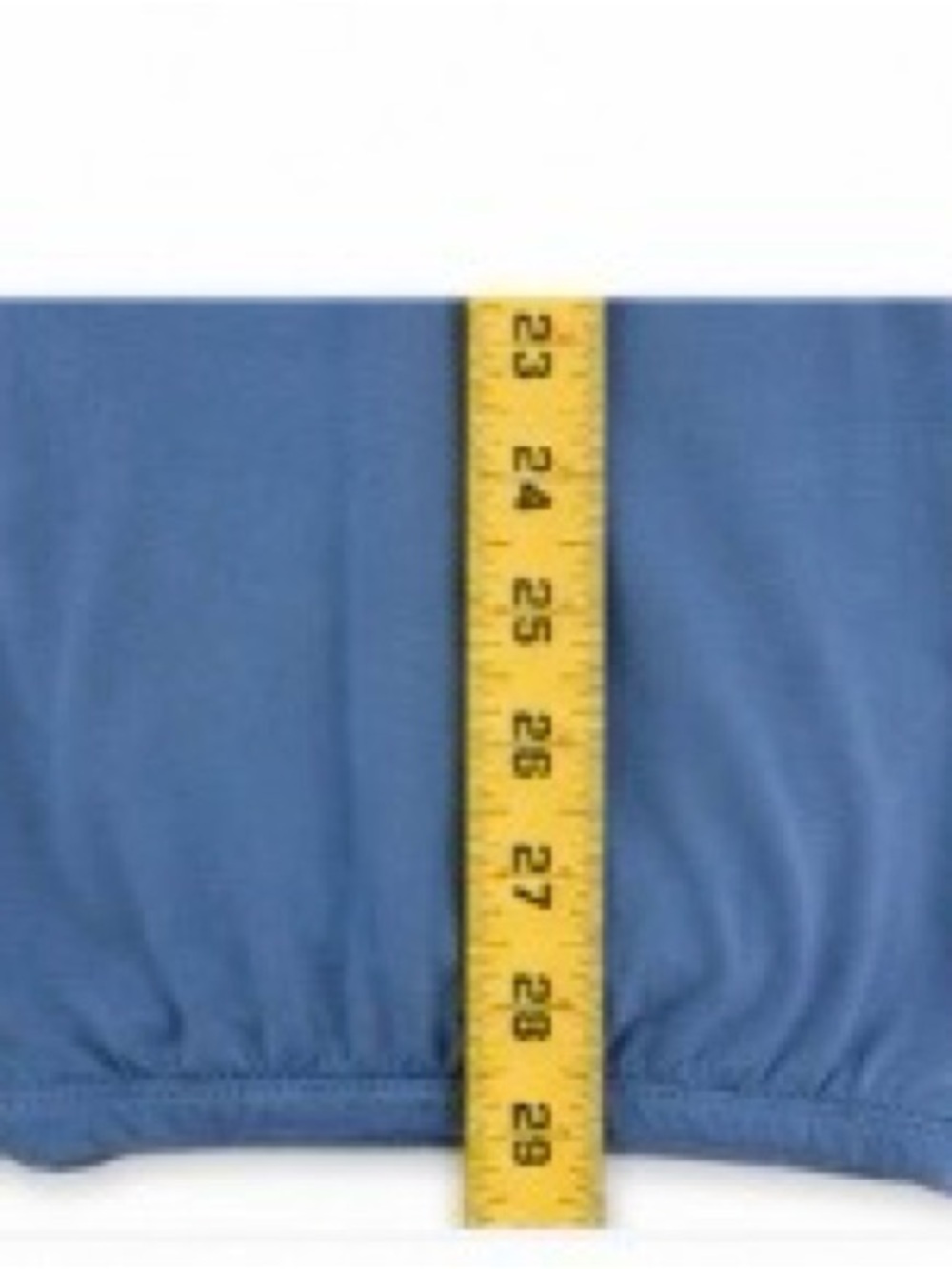 Alyssa Thomas NY Dusty Blue V-Neck Ruffle Sleeve Top - Small - Picture 4 of 8